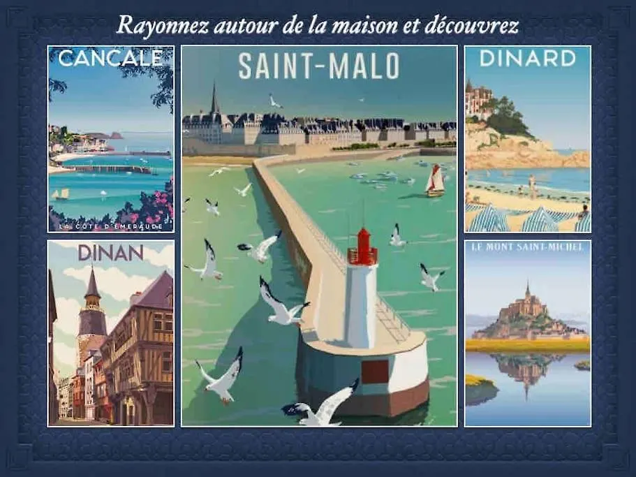 Holiday home Maison D Aurore Paradis Entre St-Malo Et Cancale Saint-Meloir-des-Ondes France